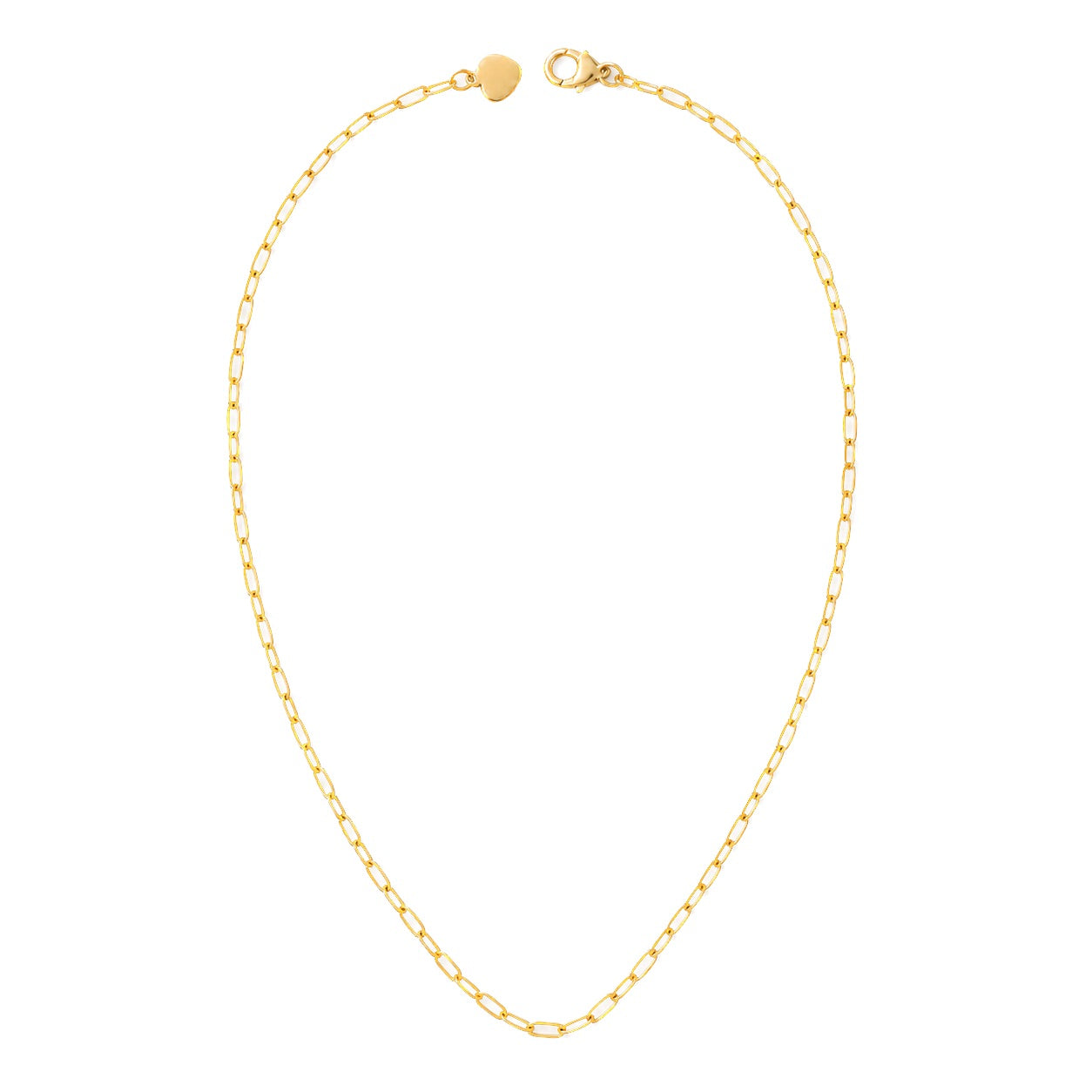 Necklace Paperclip Link Style 14k Gold