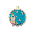Pendant of Rocket in Space